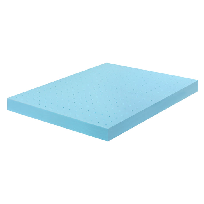 12cm Memory Foam Mattress Topper Ventilated Cool Gel Bamboo Cover Double