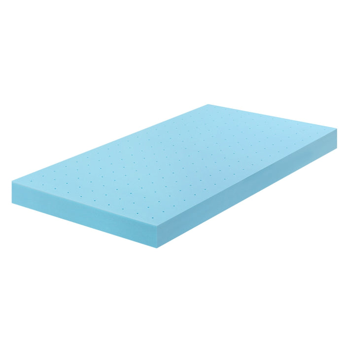 12cm Memory Foam Mattress Topper Ventilated Cool Gel Bamboo Cover King Single