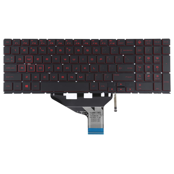 For Hp Omen 15-Dc 15-Dh 15T-Dc 17-Cb Us Version Keyboard With Red Backlight