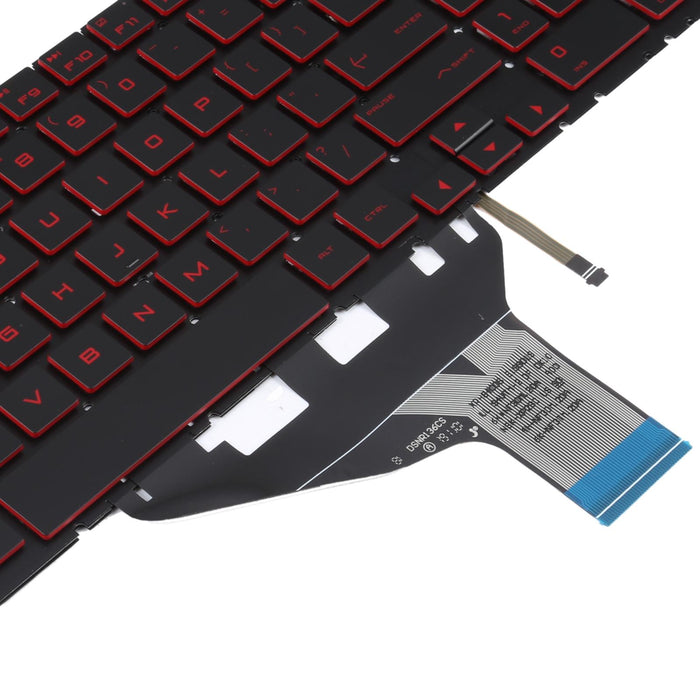 For Hp Omen 15-Dc 15-Dh 15T-Dc 17-Cb Us Version Keyboard With Red Backlight