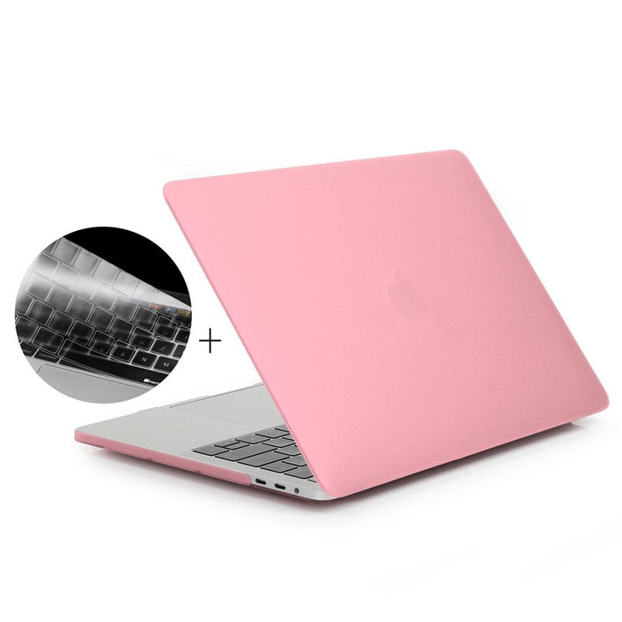 For 2016 Macbook Pro 13.3 Inch Without Touch Bar A1708 2 In 1 Frosted Hard Shell Plastic Protective Case + Europe Version Ultra-Thin Tpu Keyboard Protector Cover
