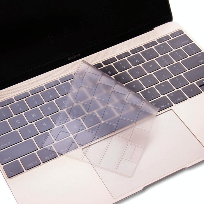 For 2016 Macbook Pro 13.3 Inch Without Touch Bar A1708 2 In 1 Frosted Hard Shell Plastic Protective Case + Europe Version Ultra-Thin Tpu Keyboard Protector Cover