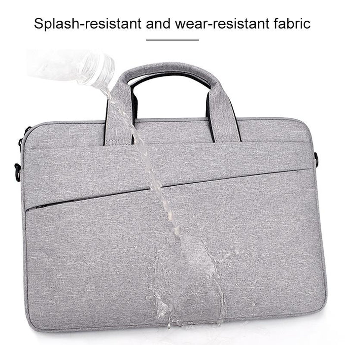 15.4 Inch Double Side Pockets Laptop Tablet Bag Soft Handle Oxford Cloth