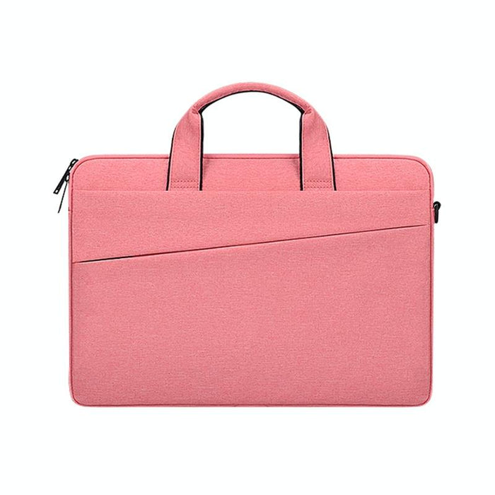 15.4 Inch Double Side Pockets Laptop Tablet Bag Soft Handle Oxford Cloth