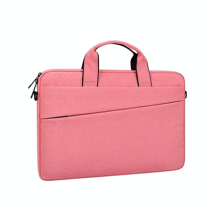 15.4 Inch Double Side Pockets Laptop Tablet Bag Soft Handle Oxford Cloth