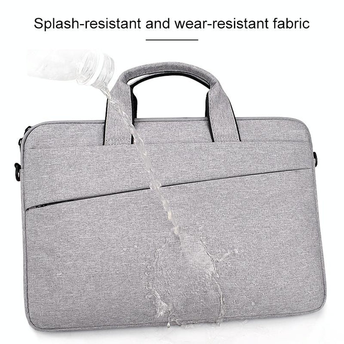 15.4 Inch Double Side Pockets Laptop Tablet Bag Soft Handle Oxford Cloth
