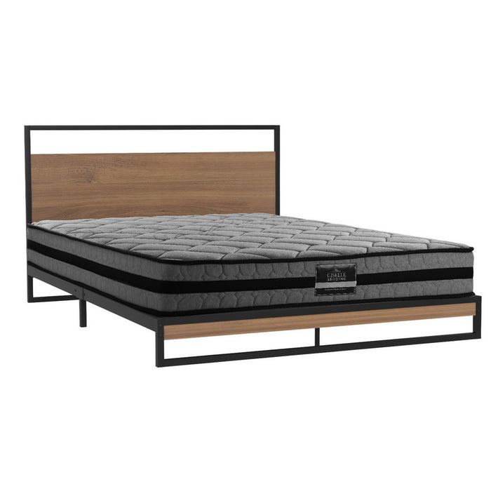 Bed Frame Queen Size Metal Frame Dane With Mattress