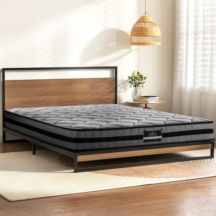 Bed Frame Queen Size Metal Frame Dane With Mattress