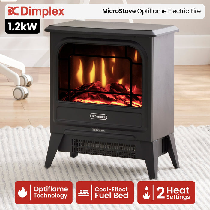 1.2Kw Microstove Optiflame Portable Electric Fire Stove