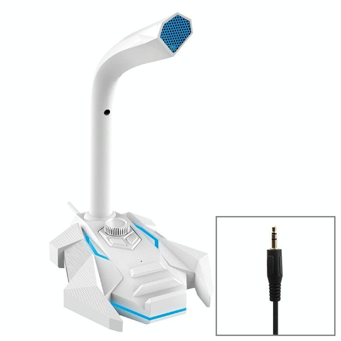 3.5Mm Wired Dual Mic Condenser Microphone For Live Broadcast Show Ktv