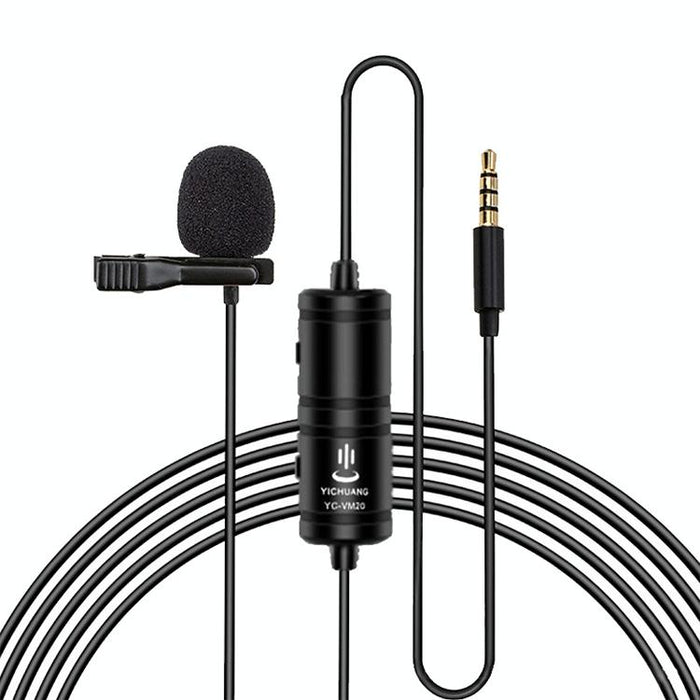 3.5Mm Omnidirectional Lavalier Microphone 6M Cable