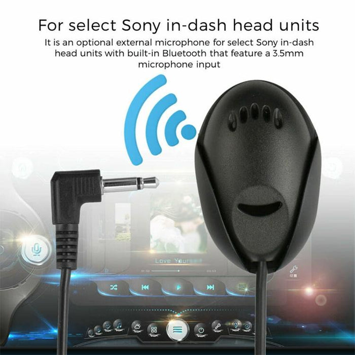 3.5Mm Angle Head Plug Car Gps Speaker Microphone 3M