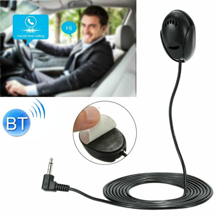 3.5Mm Angle Head Plug Car Gps Speaker Microphone 3M