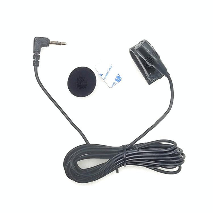 3M Lavalier Microphone For Car Gps / Bluetooth Audio 90° 3.5Mm Jack Stick-On / Clip-On