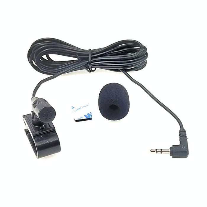 3M Lavalier Microphone For Car Gps / Bluetooth Audio 90° 3.5Mm Jack Stick-On / Clip-On