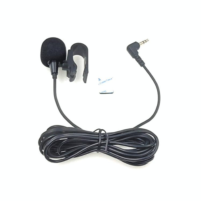 3M Lavalier Microphone For Car Gps / Bluetooth Audio 90° 3.5Mm Jack Stick-On / Clip-On