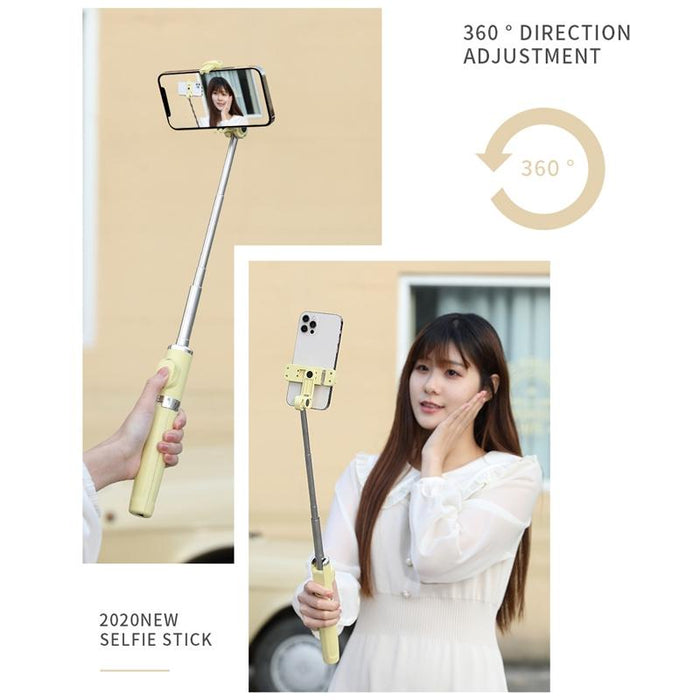 Bluetooth Remote Control Tripod Selfie Stick