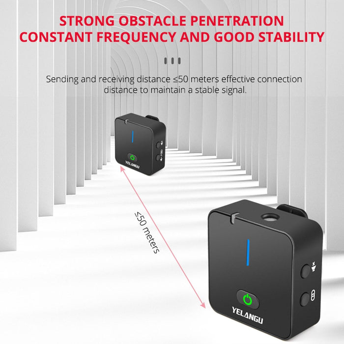 2.4G Wireless Camera Microphone Set For Live Interviews