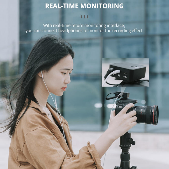 2.4G Wireless Camera Microphone Set For Live Interviews
