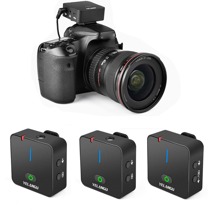 2.4G Wireless Camera Microphone Set For Live Interviews