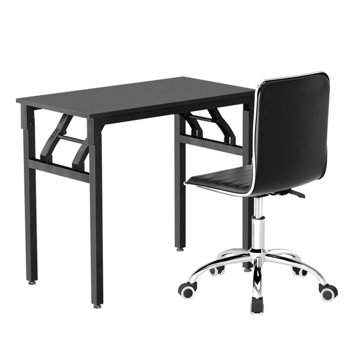 Foldable Padded Chair And Desk