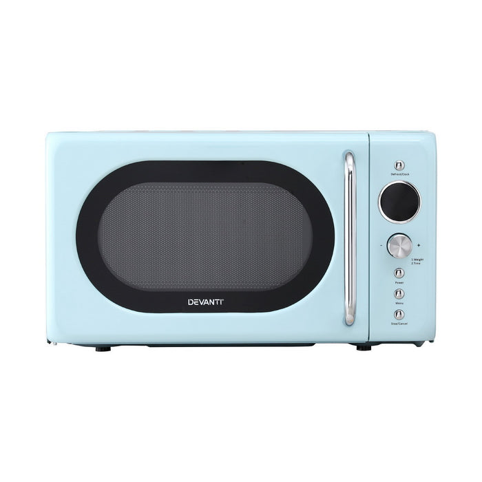 20L Microwave Oven 800W Blue