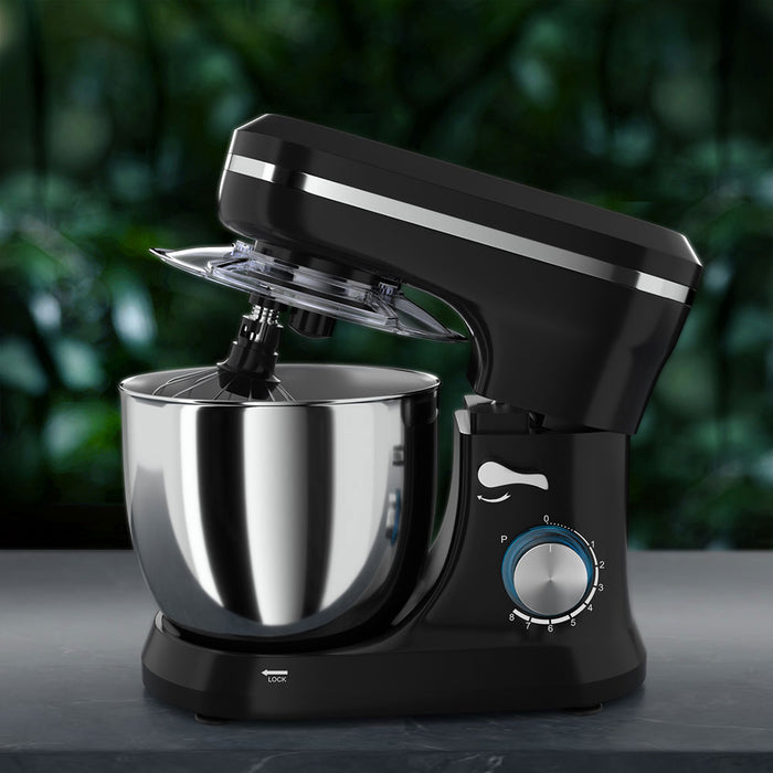 3 In 1 Stand Mixer 8 Speed 5L Mix Master 400W Black