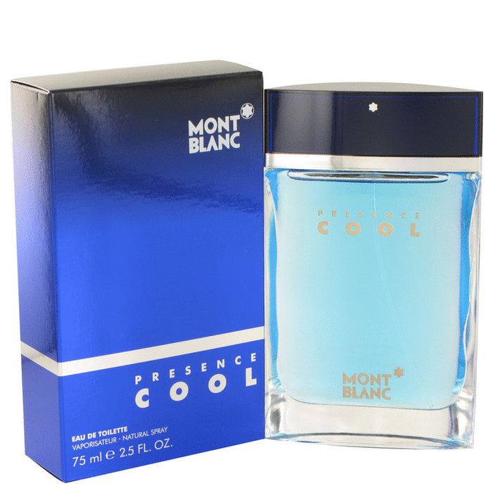 Presence Cool Eau De Toilette Spray By Mont Blanc For Men-75 Ml
