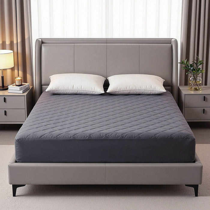 Water-Resistant Mattress Protector Microfiber 360° Fit Double