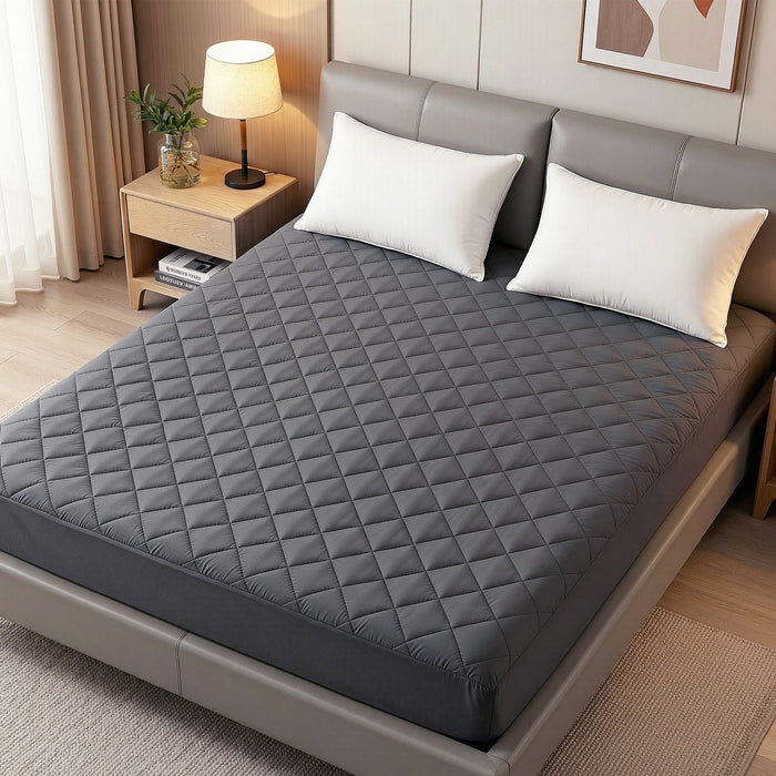 Water-Resistant Mattress Protector Microfiber 360° Fit Queen