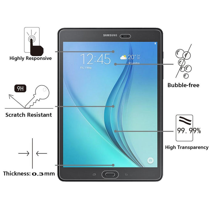 0.3Mm 9H Full Screen Tempered Glass Film For Samsung Galaxy Tab A Plus 9.7 / P550