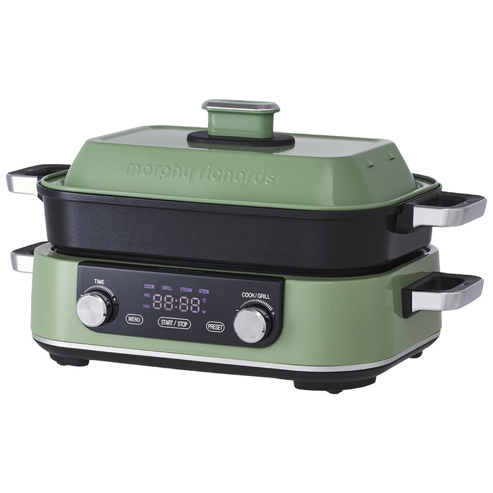 3L Non-Stick Multifunction Electric Cooker Pan Green