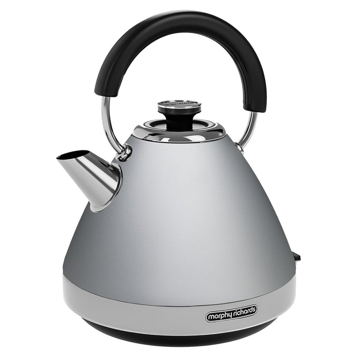 1.5L Venture Collection Pyramid Kettle In Steel Grey