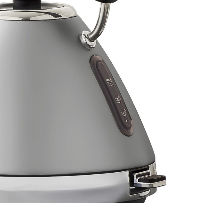 1.5L Venture Collection Pyramid Kettle In Steel Grey