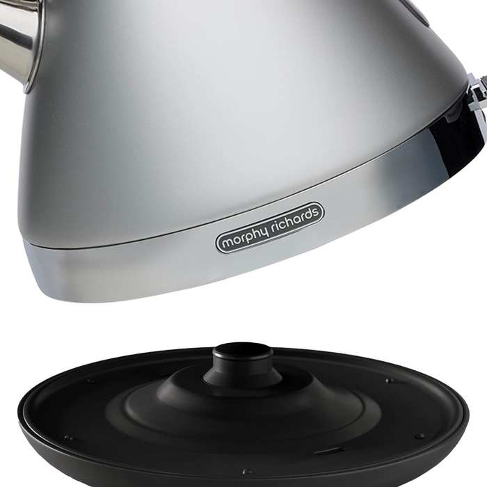 1.5L Venture Collection Pyramid Kettle In Steel Grey