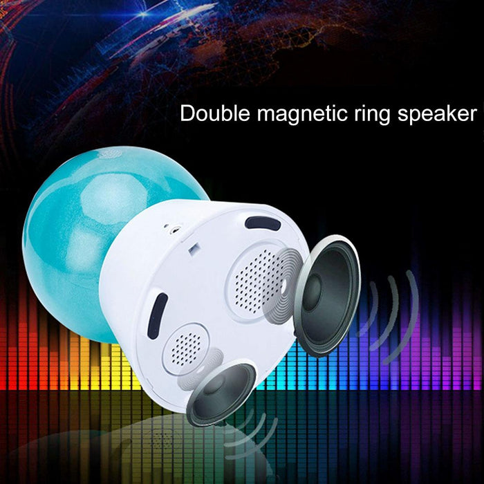 Led Atmosphere Light With Bluetooth Speaker & Night Lamp Creative Magic Music Bass Sound Box Novelty Gift