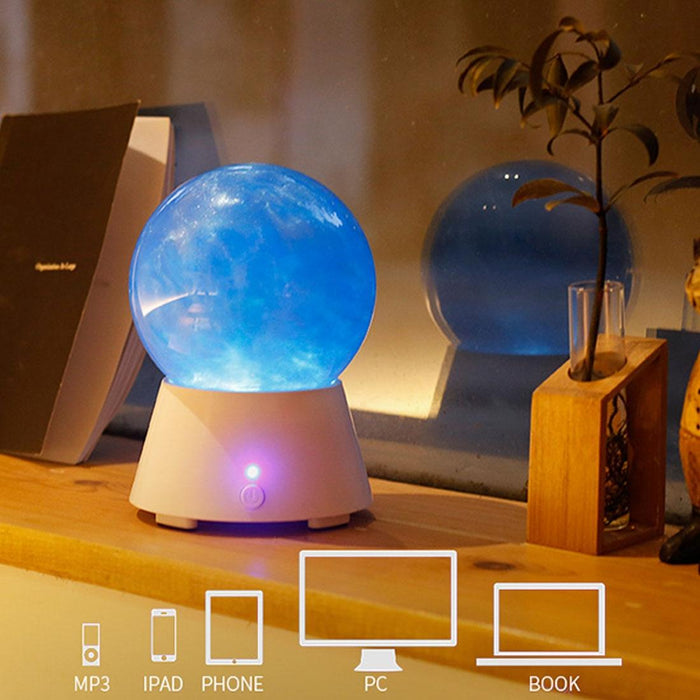 Led Atmosphere Light With Bluetooth Speaker & Night Lamp Creative Magic Music Bass Sound Box Novelty Gift