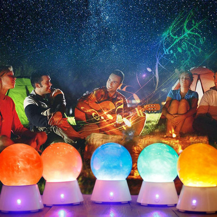 Led Atmosphere Light With Bluetooth Speaker & Night Lamp Creative Magic Music Bass Sound Box Novelty Gift