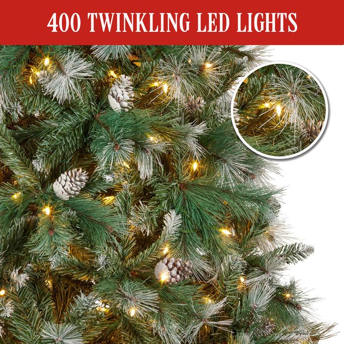 1.8M Bayville Pine Pre-Lit Christmas Tree