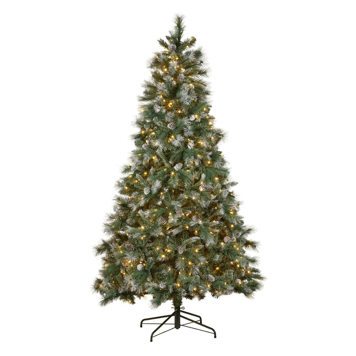 2.3M Bayville Pine Pre-Lit Christmas Tree