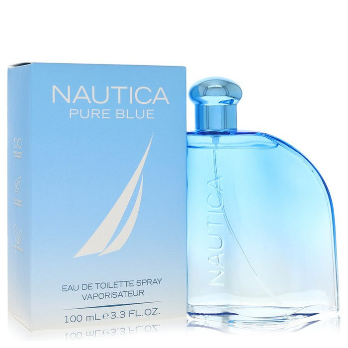 Nautica Pure Blue Eau De Toilette Spray By Nautica For Men-100 Ml