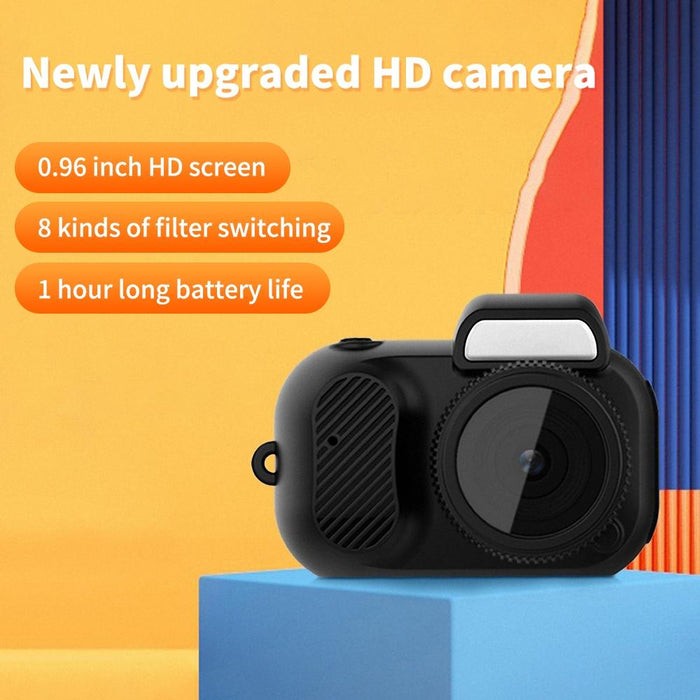 1080P Mini Action Camera With Screen Black