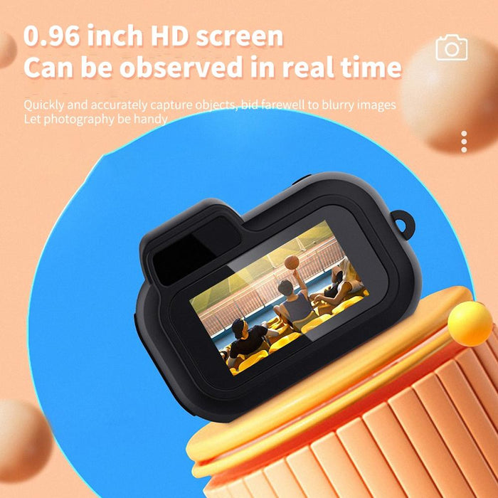 1080P Mini Action Camera With Screen Black