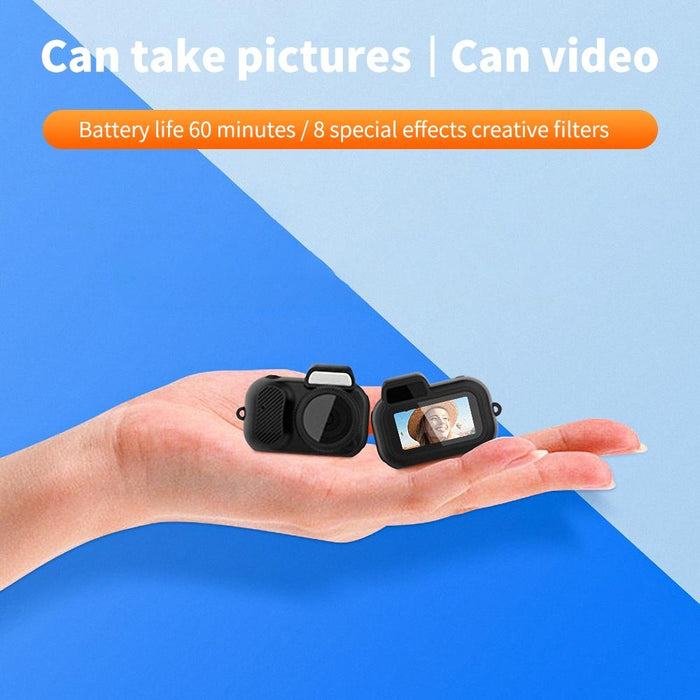 1080P Mini Action Camera With Screen Black