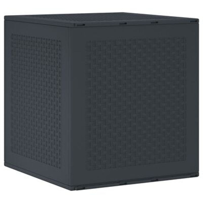 Garden Storage Box Anthracite 55X53X57 Cm Pp Nibpik