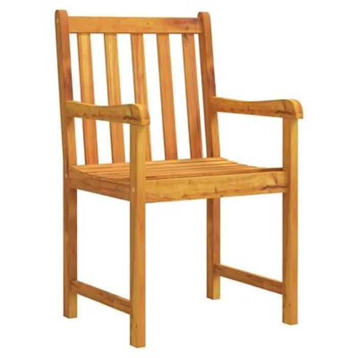 3 Piece Garden Dining Set - Solid Acacia Wood Ttiplap