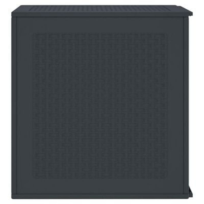 Garden Storage Box Anthracite 55X53X57 Cm Pp Nibpik