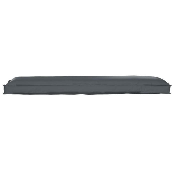 Outdoor Cushion Anthracite Polyester Regular Tough Axbboibn