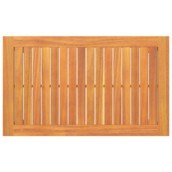 Coffee Table 75X40X38 Cm Solid Wood Acacia Aoblalt