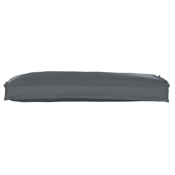 Outdoor Cushion Anthracite Polyester 100 Cm X 40 Cm X 8 Cm Axbbolon